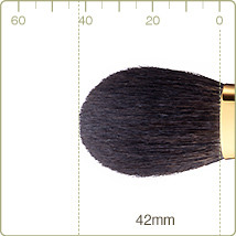 GL-3：チークブラシ毛丈