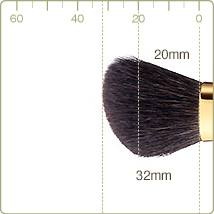 GL-5：チークブラシ毛丈