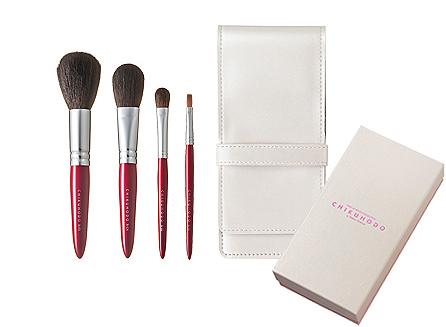 Rシリーズ赤4点セットブラシ：セット内容